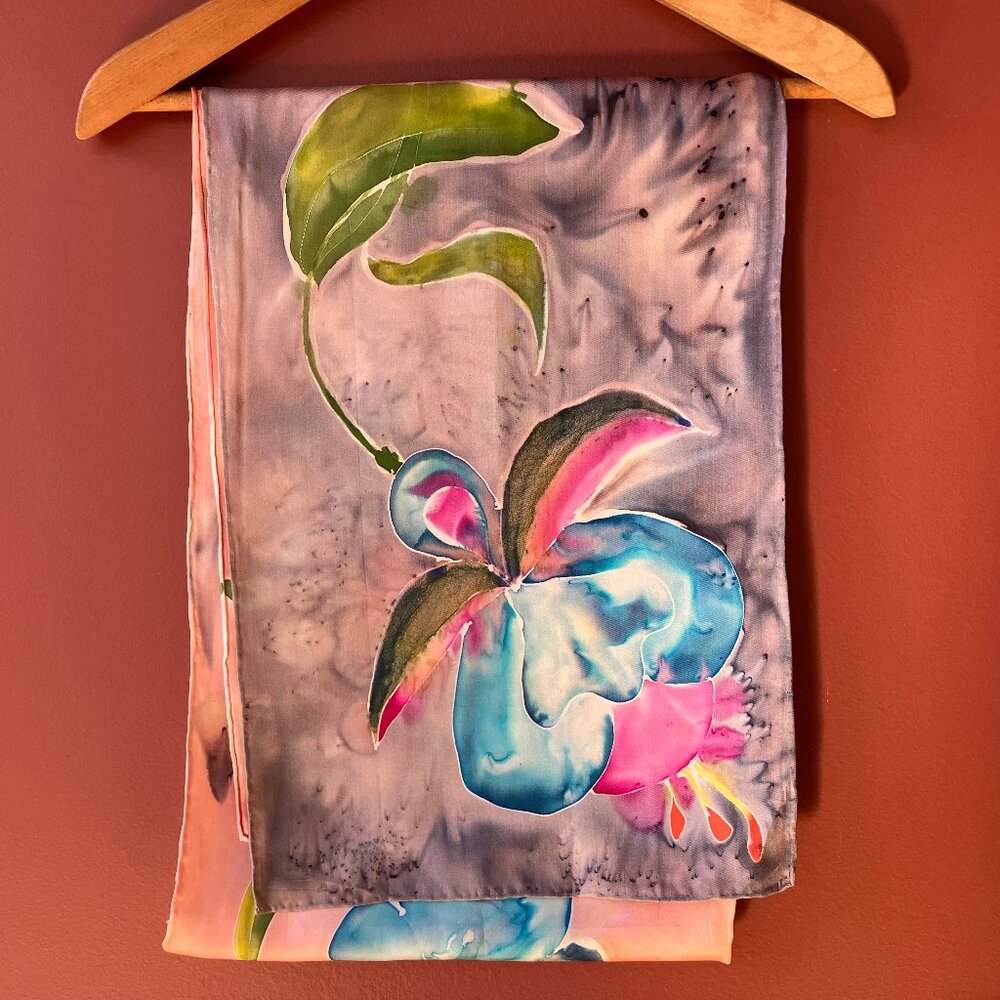 Lively Spring Silk Scarf